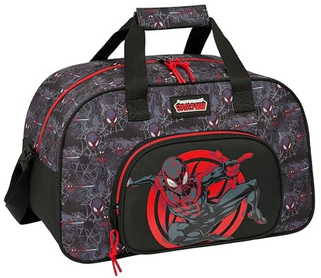 Miles Morales - Sporttasche, Rucksack, ideal für Kinder verschiedener Altersgruppen, bequem und vielseitig, Qualität und Widerstandsfähigkeit, 40 x 23 x 24 cm