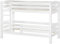 Erst-Holz® Kinderstockbett Etagenbett Kiefer massiv weiß 90x200 cm Hohes Bett Fallschutz 60.10-09WoRF