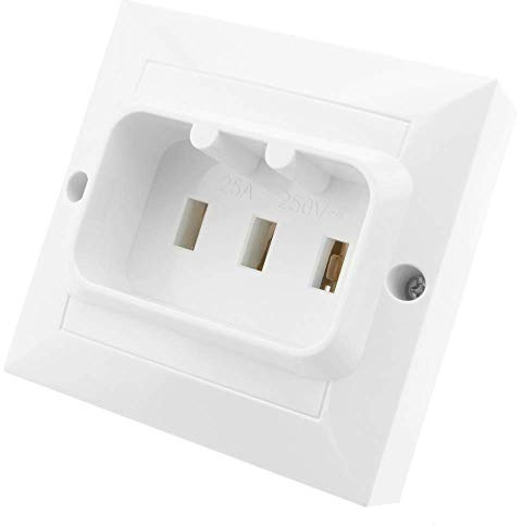 Base de empotrar para hornos y vitrocerámicas 25A/250VAC