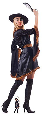 Pirate Woman with Sword Lifesize cardboard cut out with free mini cut out