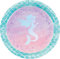 Creative Converting Iridescent Mermaid Party Paper Plates, 24 ct