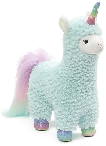 GUND Llamacorn: Algodón Candy Turquesa 28cm, 11 (6052119)