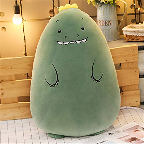 RAILONCH 50cm Plüschtier Stuffed Dinosaurier, Schwein, Bär, Cat, Schafe, Nilpferd Cartoon Langes Kissen Unisex Plüsch-Puppe (Dinosaurier)