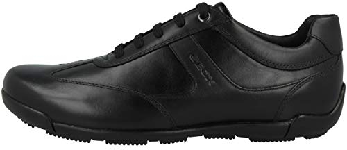 Geox U Edgware A, Sneakers Uomo, Nero, 40 EU