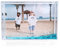 SH.DREAM Glitter Picture Frames Gifts Acrylic Photo Snow Picture Frame Friends Family Snow Globe Photo Frame Dad Picture Frame Gifts for Women (4x6 BLUE)