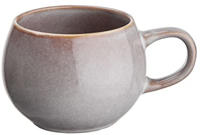 BUTLERS Keramik Tasse mit Henkel | Cappuccino- und Kaffeetasse 350 ml mit reaktiver Glasur