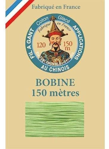 Sajou Bobine de Fil à Gant - Fil Patchwork et appliqué Fil Au Chinois - Fabriqué en France - Coloris 808 : Vert d'eau