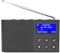 YaakinComp K3 Radio portable, DAB/DAB+ numérique, radio FM, Bluetooth, lecteur MP3, batterie rechargeable et chargement USB, 12 heures de lecture, 40 préréglages, avec écouteurs, compact