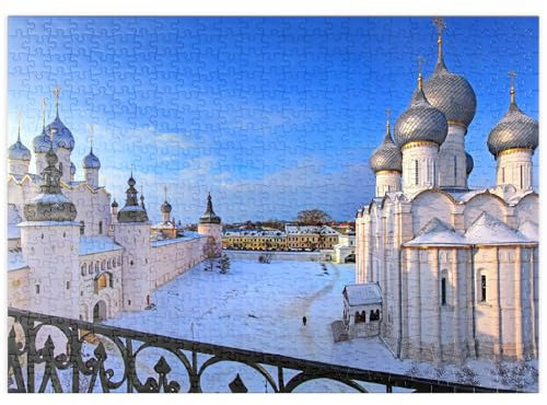 MyPuzzle Kreml von Rostow Welikij - Premium 500 Teile Puzzle - MyPuzzle Sonderkollektion von Puzzle Galaxy