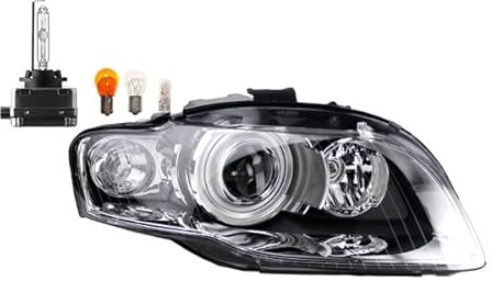 Johns, Scheinwerfer passend für Audi A4 8E 11/04-06/08 rechts + Leuchtmittel