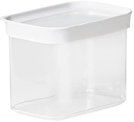 Emsa N11418 Optima Trockenvorratsdose 1 Liter rechteckig Hochformat | 100% sicher | hygienisch | unbedenklich und platzeffizient | Frischedichtung BPA-frei | transparentes Design