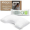 Coop Home Goods Seitenschläferkissen mit Aussparung – Kerbkissen aus Memory-Schaum, Halswirbelkissen für Seitenschläfer, Nackenkissen zur Schmerzlinderung beim Schlafen, ergonomisches Kissen,