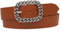 AnnaMatoni Ledergürtel, Made in Germany, echt Leder Gürtel für Damen, 4cm breit, Schließe Nickelfrei (Cognac 640, TW100-115cm Gesamtlänge)