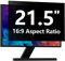 Computer Privacy Screen Protector 21.5 Inch with Hp Dell Acer Asus Samsung LG and More, Removable Security Shield Filter for 16:9 Aspect Ratio Monitor Like ViewSonic Sceptre AOC Koorui BenQ and More
