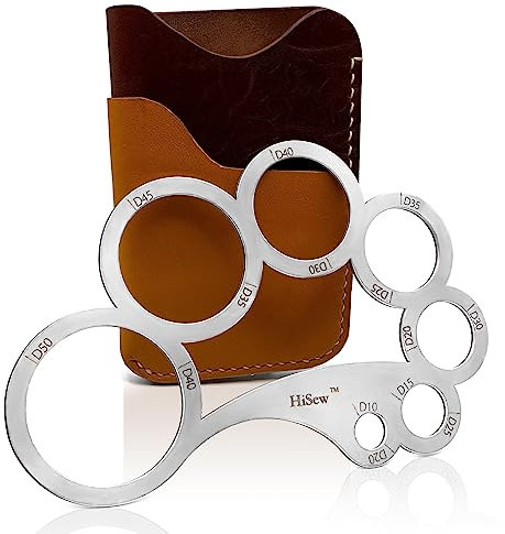 Hisew - Leder-Schneidkreis Vorlage Lineal, Zeichenkreis Schablonen, Leder Arbeit Runde Ecke Schneiden Werkzeuge Leder Ecke Schneiden Lineal für Lederprojekte Leder Handwerk DIY