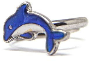 Cornelissen Ringe für Kinder - Stimmungsring Delfin 1,5 cm ø