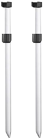 Soporte caña de Pesca para surfcasting. Modelo: Economico Negro. Medida: 50cm, Lote de 2 Unidades