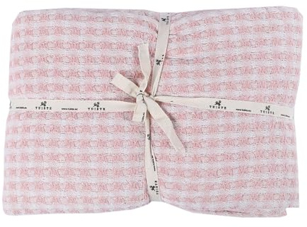 Tuiste Premium Tagesdecke Doppelte XXL 250x265 Rosa, Leichte Sommerdecke Waffeloptik, Bettüberwurf, Plaid Decke für Sofa, Sofadecke Baumwolle, Couchdecke, überdecke Bett, überwurf