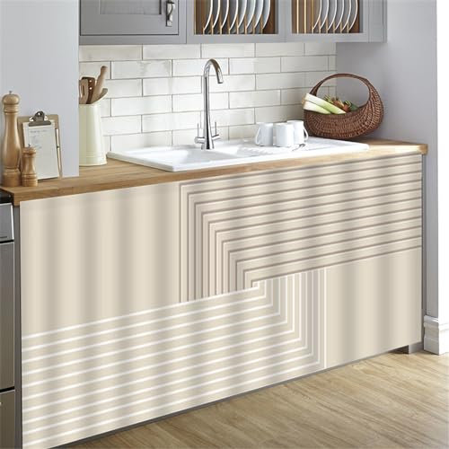 Surwin Tenda da Cucina Corta Elegante Tenda da Cucina Porta Finestra Velcro Tende dell'Armadio Antipolvere Oscuranti per Armadio da Cucina,Armadio,Bagno, Mensole (Striscia,W100xH70cm)