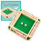 Mystooy Shut The Box Spiel, 2-4 Spieler Würfelspiel aus Holz Brettspiel ab 3 4 5 6 + Jahre Mathematik Lernspielzeug für Kinder, Würfelspiel Erwachsene für Zuhause Party Oder Bar