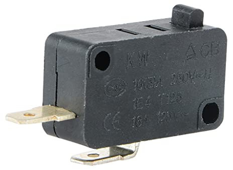 KW1-103 Mikrowellen Tür Mikroschalter Passend Für Mikrowellen Waschmaschine Reiskocher 16 A 250 V 2 Pins (normalerweise Geschlossen). Ersatzteile Für Mikrowellen Türschalter Normalerweise