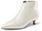 Castamere Donna Chiusa a Punta Basso Gattini Tacco Heel Cerniera Stivaletti Ufficio Casual Dress Stivali 3.5 CM Heels Bianco 45 EU