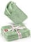 DecoHomeTextil Handtuch-Set 6 Waschlappen in Salbeigrün aus 100% Baumwolle, hochwertig, kuschelweich und saugstark