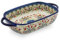 Ceramic Baking Dish For Oven, Small Casserole Dish With Handles, Ceramic Oven Bakeware-tulip-rectangle 700ml