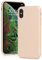 YATWIN Silicone Case for iPhone X/XS, Soft-Touch, Shockproof, DustProof, Antiskid Full Body Armour Phone Cover for Apple iPhone X/XS - Light Pink