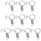 KAHDGSS 10Pcs Molla Dito In Metallo Per Gancio Gabbia Porta Molla Ganci Per Il Fissaggio Uccello Pollame Gabbia Porte 2 S