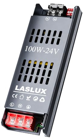 LED Trafo 230V auf 24V 100W Dimmbar with Langsamer Anfang, Dimmbar Schaltnetzteil LED Transformator 24v, Stumm Treiber Netzteil 5A,Driver (24V - 1PC, 100, Watt)