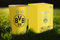 THE SOCCER CLUB Borussia Dortmund BVB Leuchtbecher – Einzigartiger Fanartikel leuchtet in Vereinsfarben! Perfekt für echte Fans, 450ml, Batterien inklusive (1, Gelb)