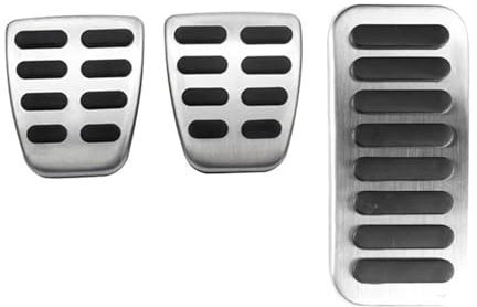 Bremspedalabdeckung Auto Fußpedale Auto-Stylings Pedal Edelstahl Teil Abdeckung Für Hyundai Für Kona Für Kauai OS 2018 2019 2020 2021 2022 2023 Pedale(3pcs)