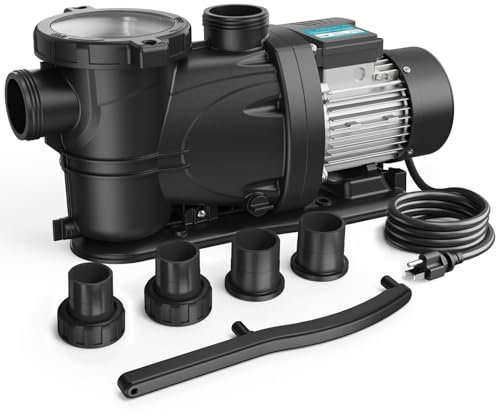 VIDAPOOL - High Flow Ground Pool Pump (1HP 5400GPH 115V)