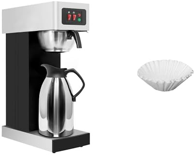GGM Gastro Filterkaffeemaschine 2,2 L | Ideal für die gewerbliche Nutzung, hochwertige Edelstahl-Konstruktion, zeitsparende Reinigung, konstante Brühtemperatur