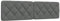 vidaXL Kopfteil-Kissen Dunkelgrau 180 cm Stoff, Kopfteilkissen, Kopfkissen, Lesekissen, Kopfteilpolster, Rückenkissen, Kissen-Kopfteil
