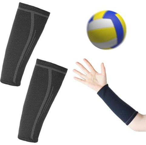 1 Pezzi Manicotti Pallavolo, Manicotti Braccia Sportivi Anti UV Unisex, per Donna Uomini Braccio da Pallavolo Comodo e Traspirante Supporto per Polso Sportivo Polsini Pallavolo Uomini, M 55-70KG