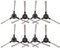 FUANA 8 Pack Staubsauger für Roboter Staubsauger für Blaupunkt für Bluebot XPOWER+ Zubehör Bürsten, Roboter Staubsauger Ersatzteile Zubehör Teile