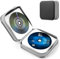 CD/DVD Wallet, Portable 40 Disc Folder Capacity CD/Blu-ray Holder Case Disc Binder CD Case Car Storage Organizer Hard Plastic Protective Disc Bag Scratch Resistant Dust Protection for Car Office