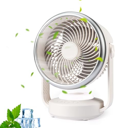 Portable Handheld Fan, LED Digital Display, Powerful Mini Turbo Fan, 17400RPM Hight Speed, Personal Hand Fan Rechargeable, Small Pocket Design with Carabiner, Personal Travel fan for Women Men