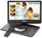 Reproductor de DVD portátil de 15.6 pulgadas con pantalla FHD. Pantalla giratoria grande que proporciona entretenimiento en el coche, batería de larga duración integrada, soporta múltiples formatos de