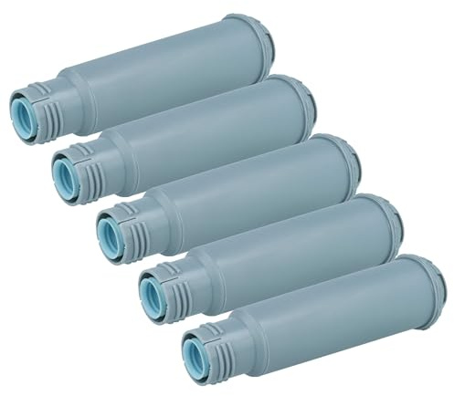 vhbw 5x Wasserfilter Filter kompatibel mit Rowenta ES6800DE Kaffeevollautomat, Espressomaschine Grau