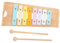 JUMPLAWN Musikalisches Noten Glockenspiel für Montessori Instrument zur Musikalischen Früherziehung Fördert Musikalisches Bewusstsein und Freude Musik