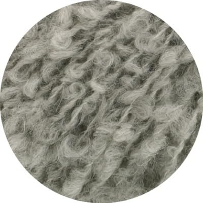 LANA GROSSA Orsetto | Weiches Bouclé-Garn aus Alpaka- und Merinofasern | Handstrickgarn aus 60% Schurwolle (Merino) & 40% Alpaka (superfein) | 50g Wolle zum Stricken & Häkeln | 75m Garn FB 14