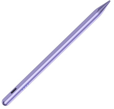 CMARS New Stift, Stift für iPad Apple(2018-2025), Schnellladung, Palm Rejection und Neigungssensitivität, Kompatibel mit iPad 6/7/8/9/10/A16,Mini 5/6,Air 3/4/5/M2/M3,Pro 1/2/3/4/5/6/M4(lila)