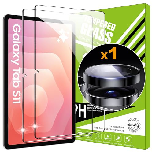 Lemxiee Schutzfolie für Samsung Galaxy Tab S12 & Tab S11 11 Panzerglas [2+1 Stück] Kameraschutz + HD 9H Härte Displayschutz Folie Displayschutzfolie