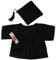 Graduation Outfit - Teddy Bear Clothes - Fits 16 40cm Teddy Bears incl Build a Bear