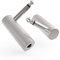 2-Stück Premium 6.35mm Rechtwinkliger Gitarrenkabeladapter, 6,35mm TS Mono-Stecker Auf Buchse Hochleistungsmetallanschluss für Bottom Plug-Gitarre/V-Förmige Gitarre/Front-Jack-Gitarre