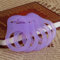 LLLucky 5Pcs Silicone Baby Dummy Pacifier Holder Clip Adapter Ring Button Style Pacifier Adapter for MAM Rings Purple