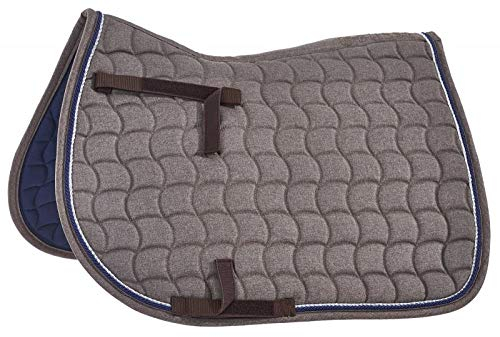 Busse Schabracke TAFANA braun meliert zweifarbige Kordel Größe/Farbe VS/braun